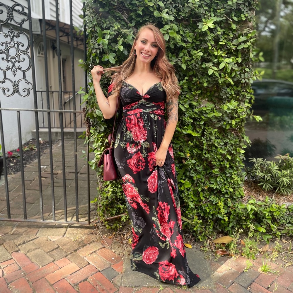 Boutique Soieblu rose maxi dress